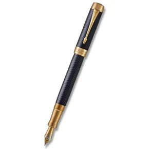 Parker Duofold Prestige Blue Chevron F-Spitze